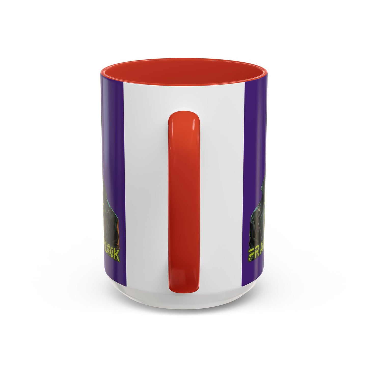 Frankenpunk Purple Accent Mug by CreepyCrafts.boo