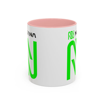 Nosana (NOS) Accent Mug by cypherpunkgear