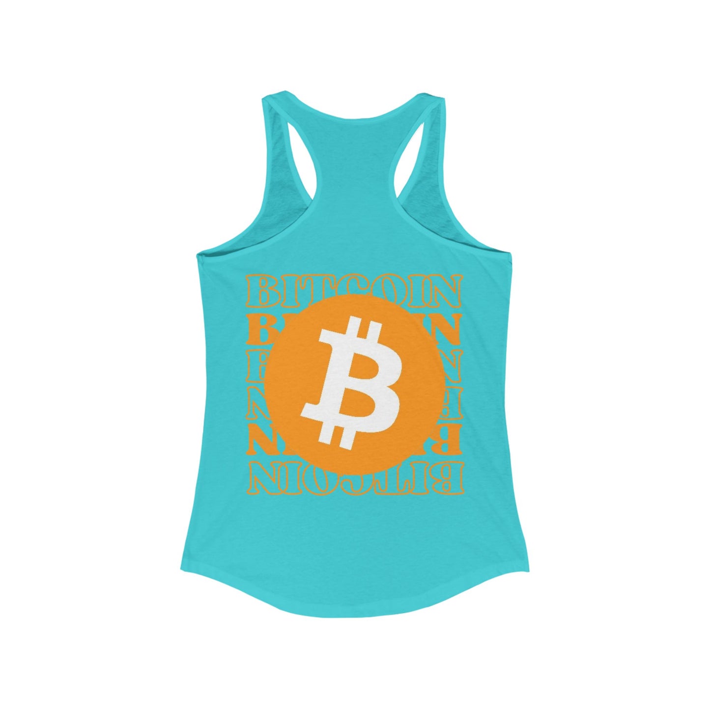 Bitcoin de 2 caras: ¡equipo cypherpunk de libertad! Camiseta sin mangas ideal con espalda cruzada para mujer