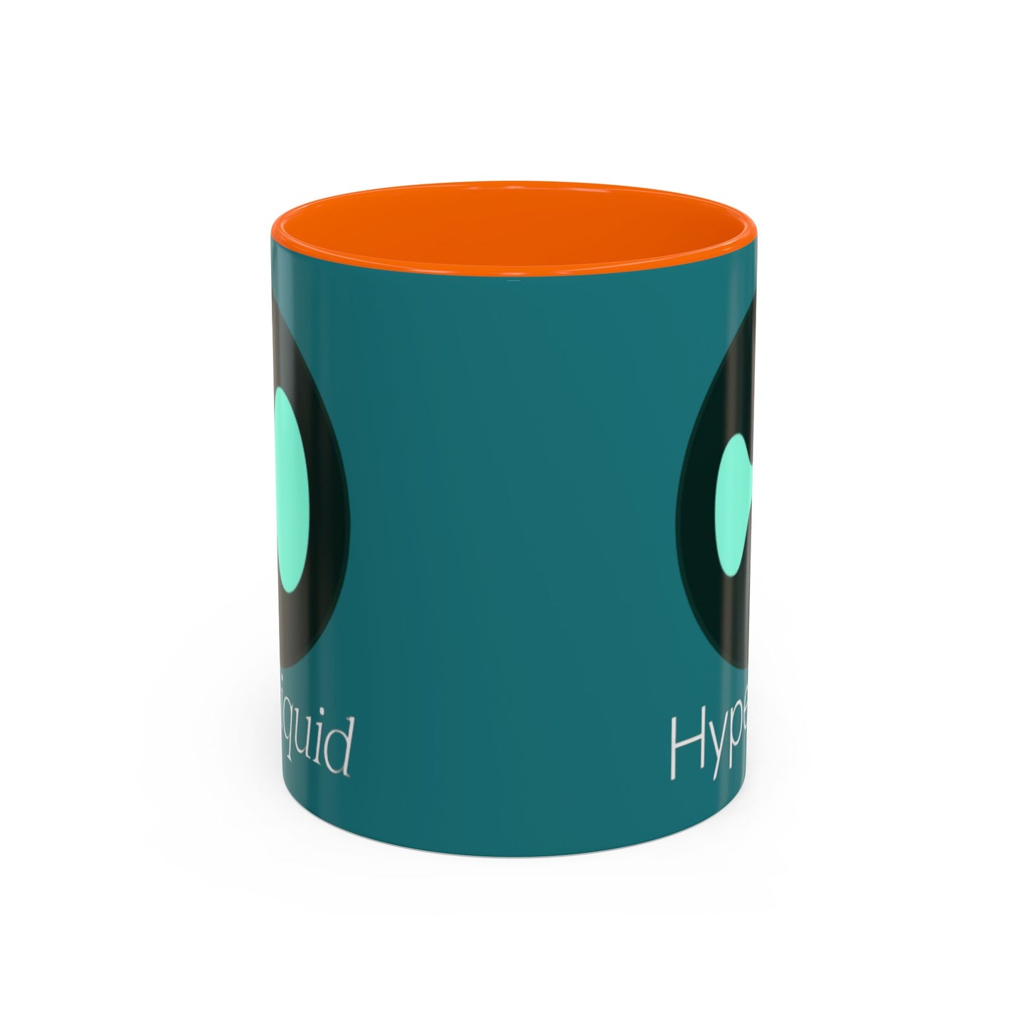 Hyperliquid White font Hyperliquid Accent Mug by cypherpunkgear.com