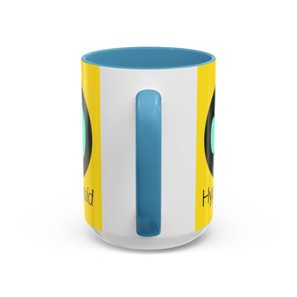 Hyperliquid Black font Yellow Accent Mug by cypherpunkgear.com