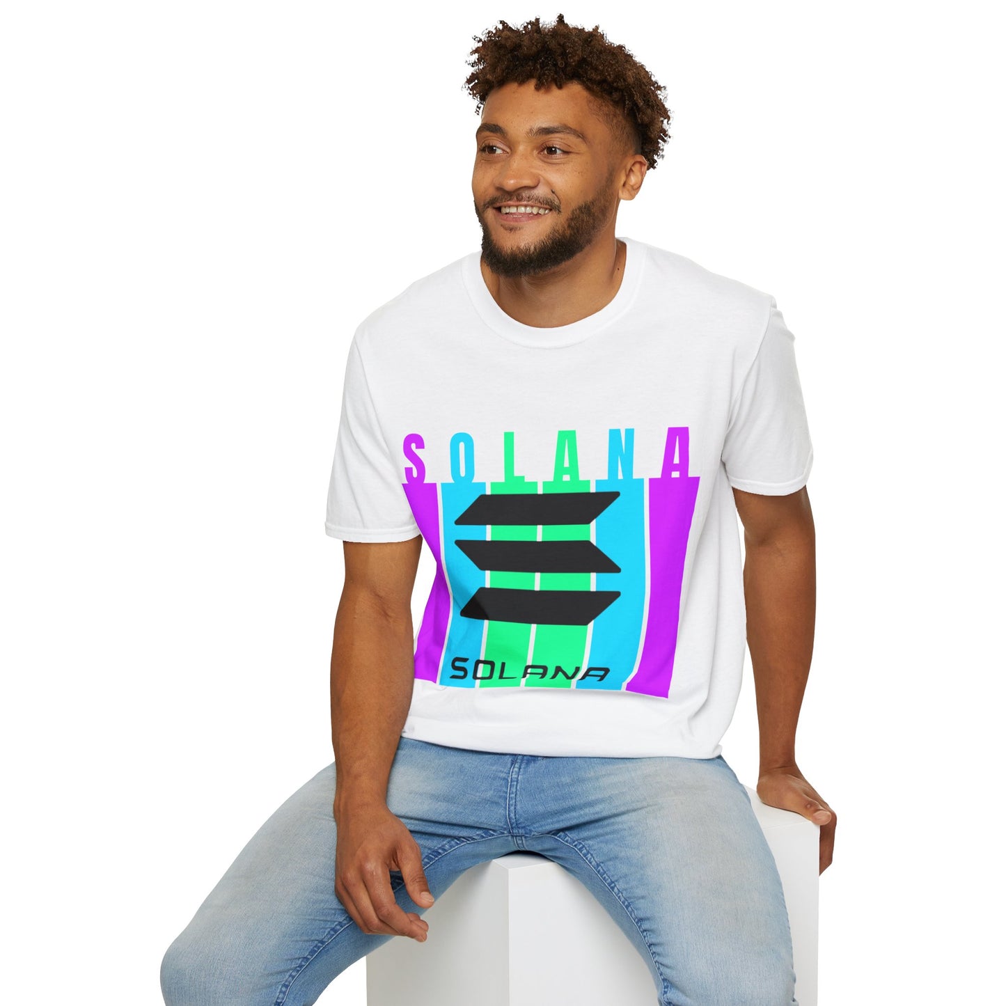 Solana (SOL) Freedom LTcolors Unisex T-Shirt by cypherpunkgear