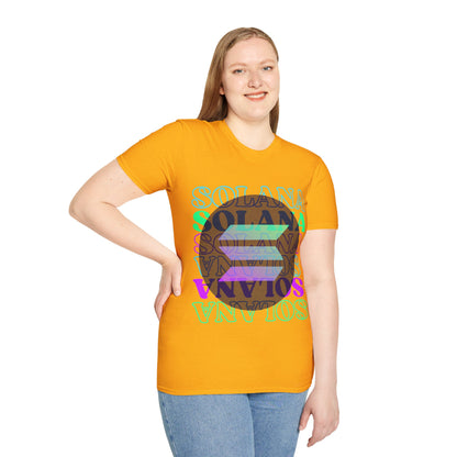Solana, Solana, Solana (SOL) Light colors Unisex T-Shirt by cypherpunkgear.com