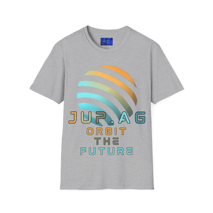 Jupiter (JUP) Orbit the Future Light colors Unisex T-Shirt by cypherpunkgear.com