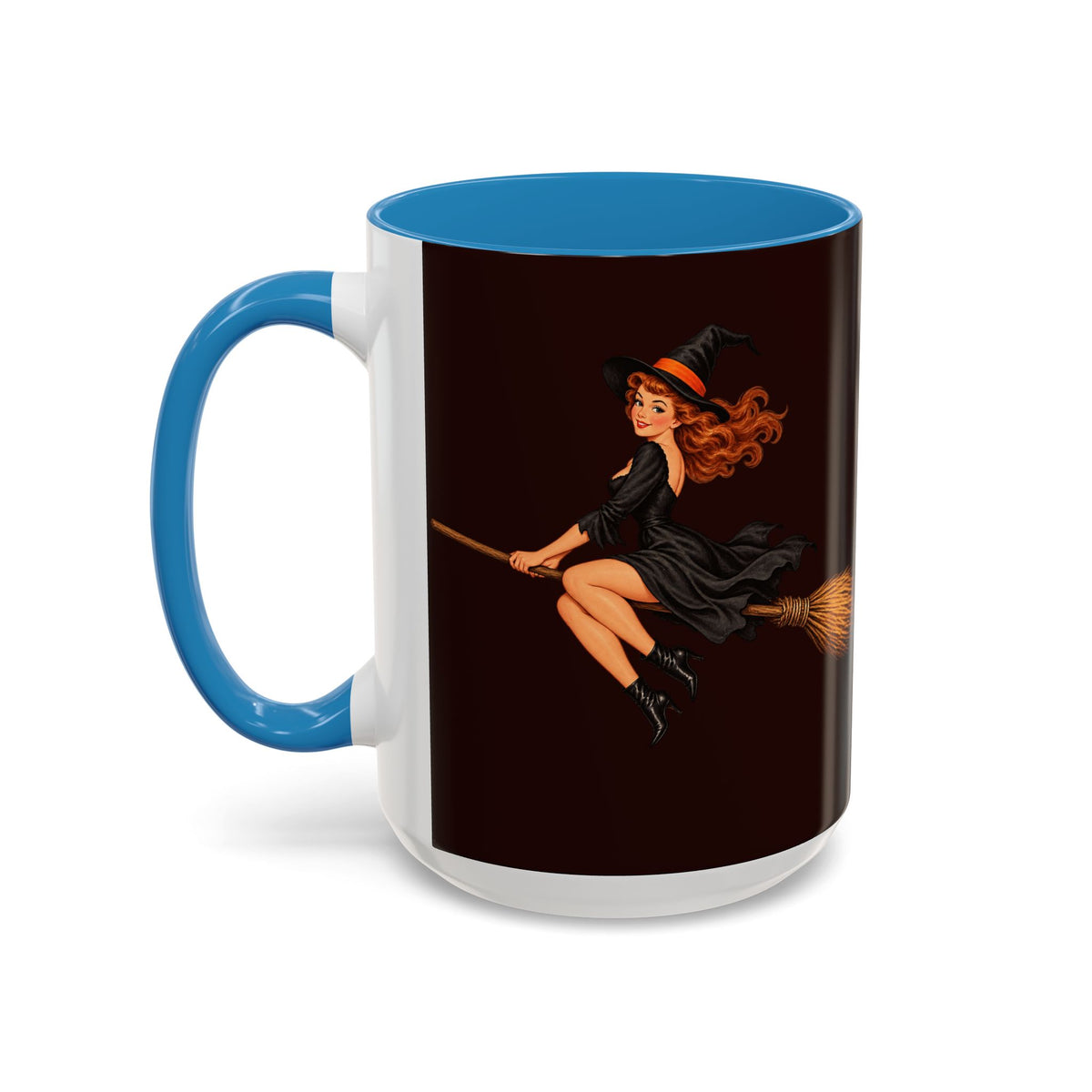 Hazel Hex Brown Accent Mug by CreepyCrafts.boo