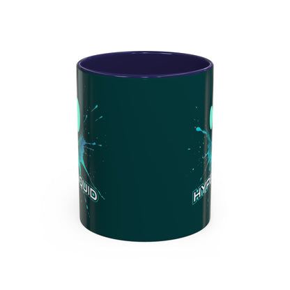 HYPE Drip Dark Hyperliquid Accent Mug by cypherpunkgear.com