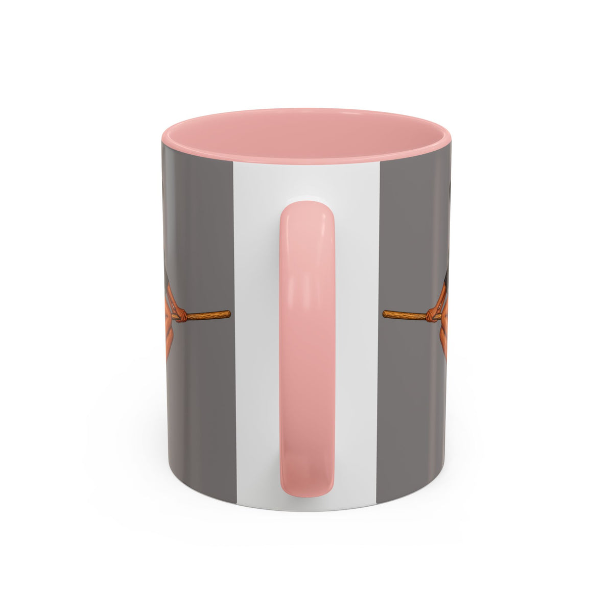 Velvet Vex Grey Accent Mug by CreepyCrafts.boo