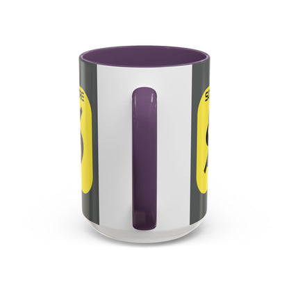 SolflareLogo Grey Accent Mug by cypherpunkgear.com