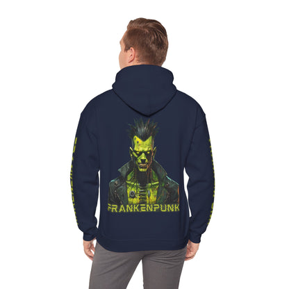 Frankenpunk Hoodie Unisex Hooded Sweatshirt by CreepyCrafts.boo