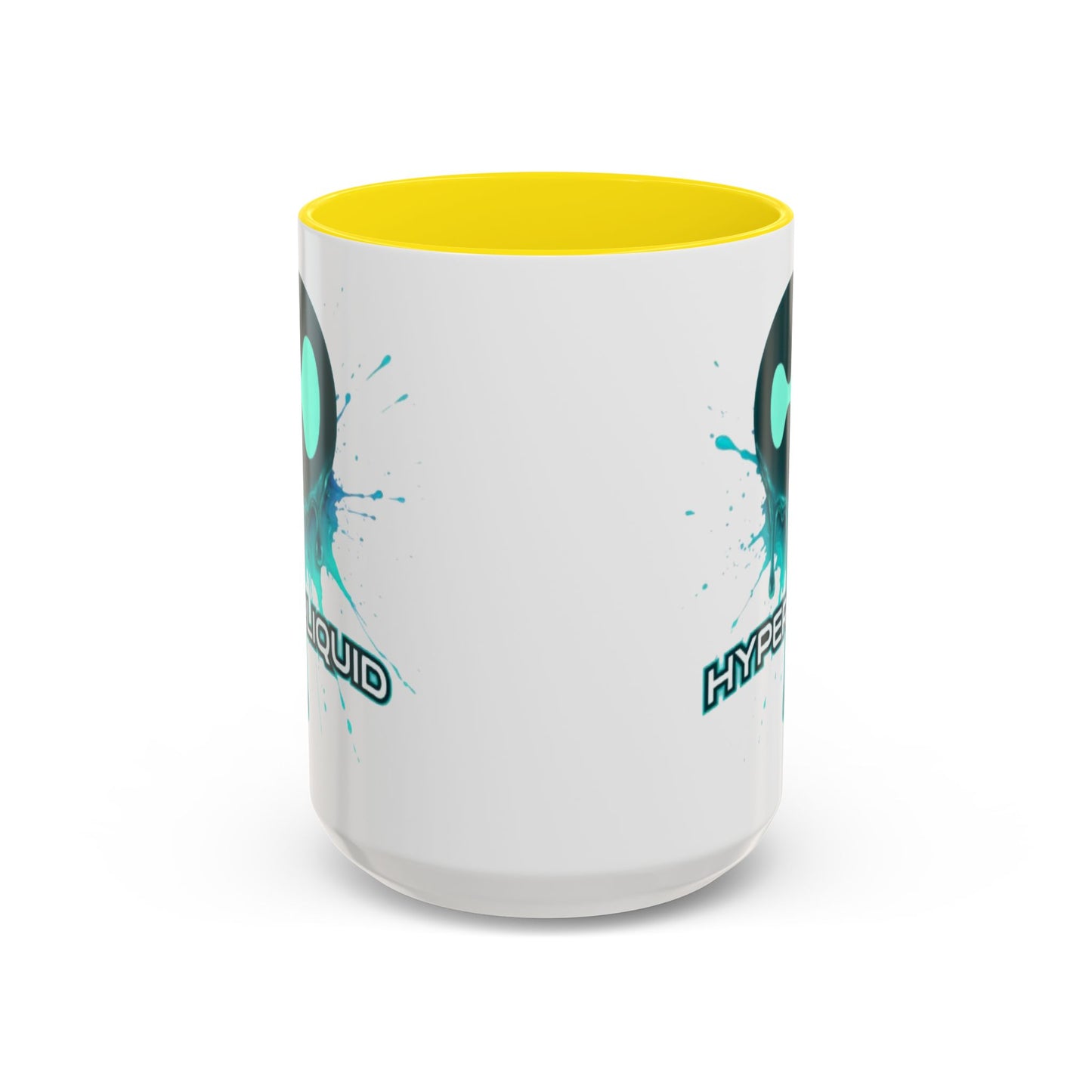 HYPE Drip White Accent Mug by cypherpunkgear.com