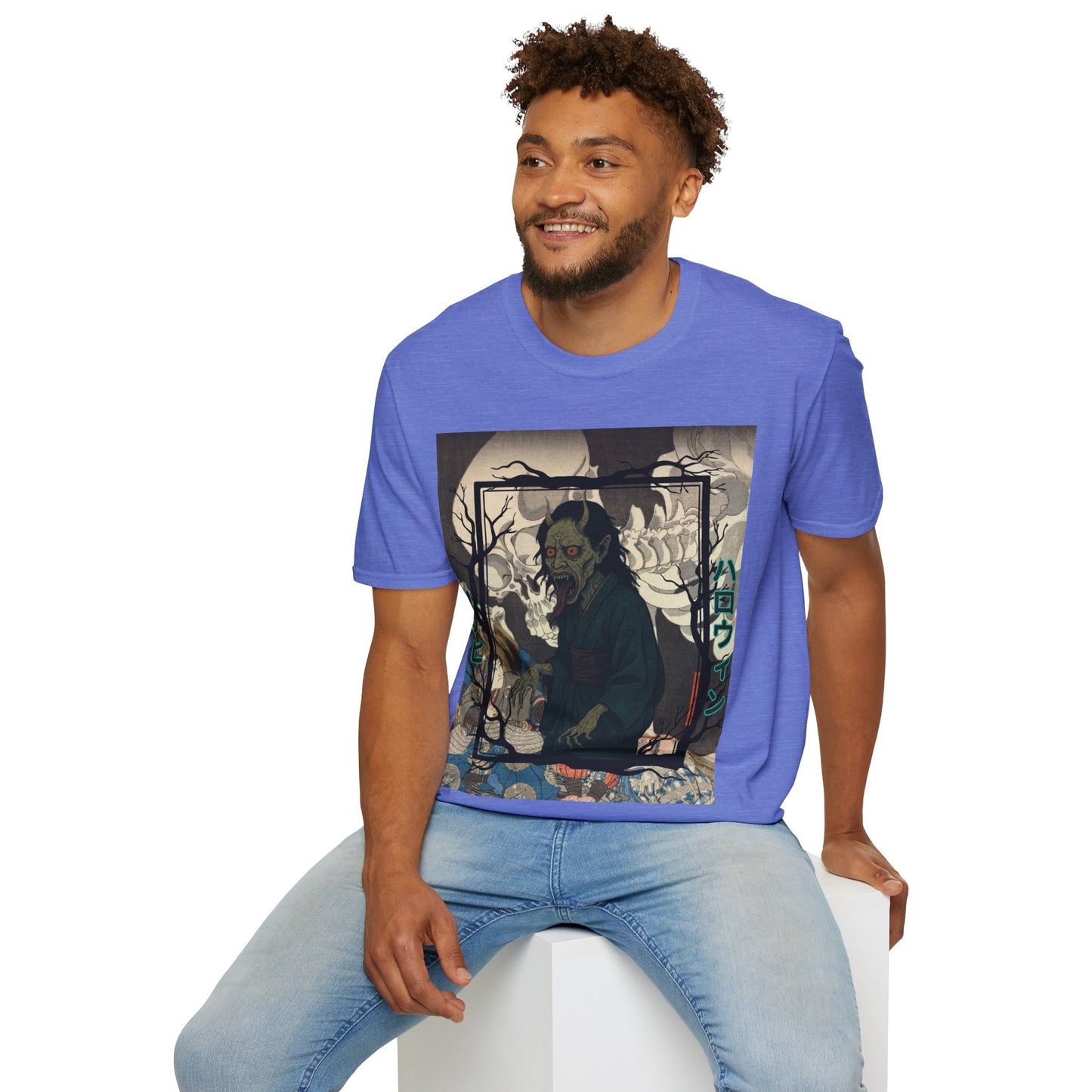 Yōkai Happy Halloween Light colors Unisex T-Shirt by CreepyCrafts.boo