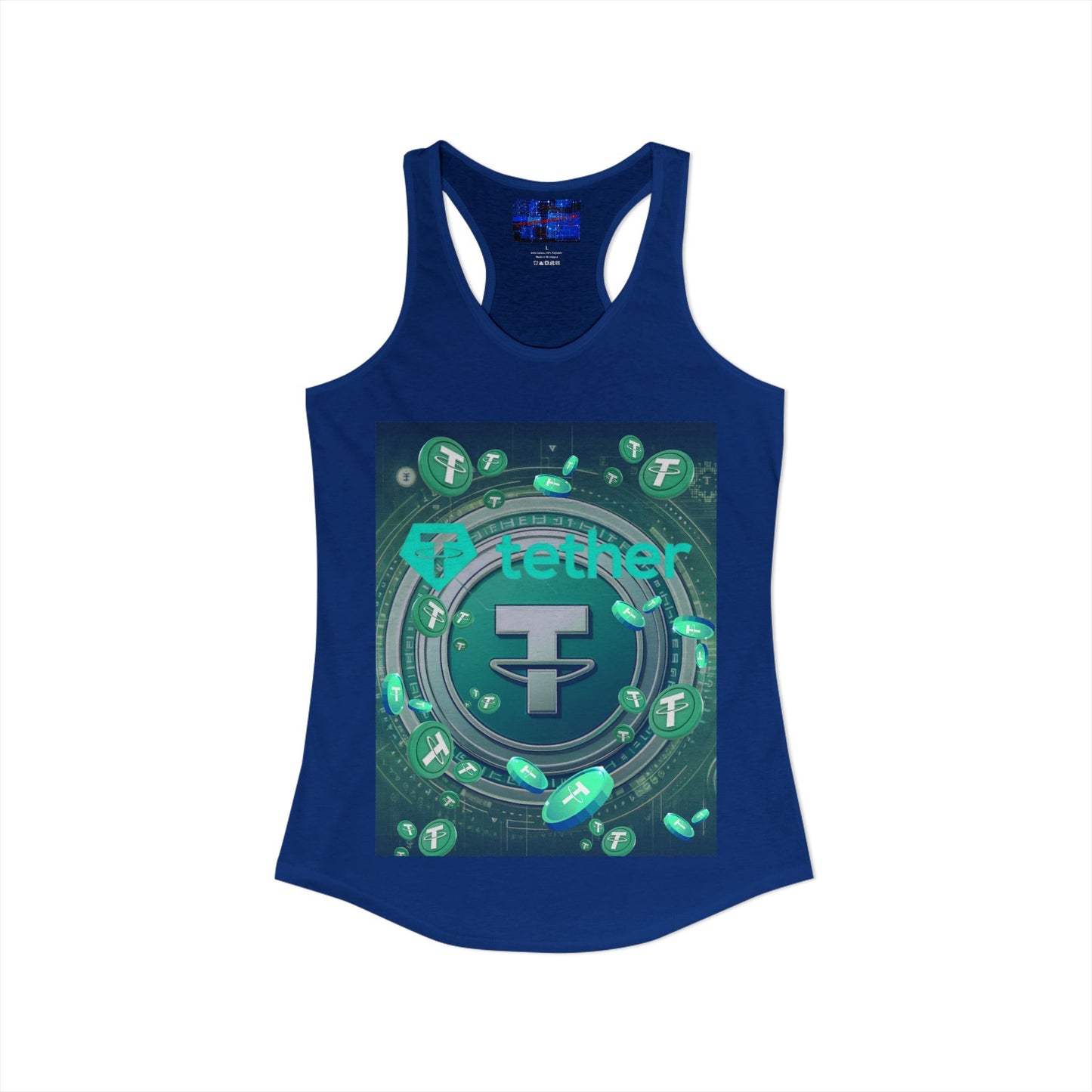 Tether Women's Racerback Tank Top by cypherpunkgear.com