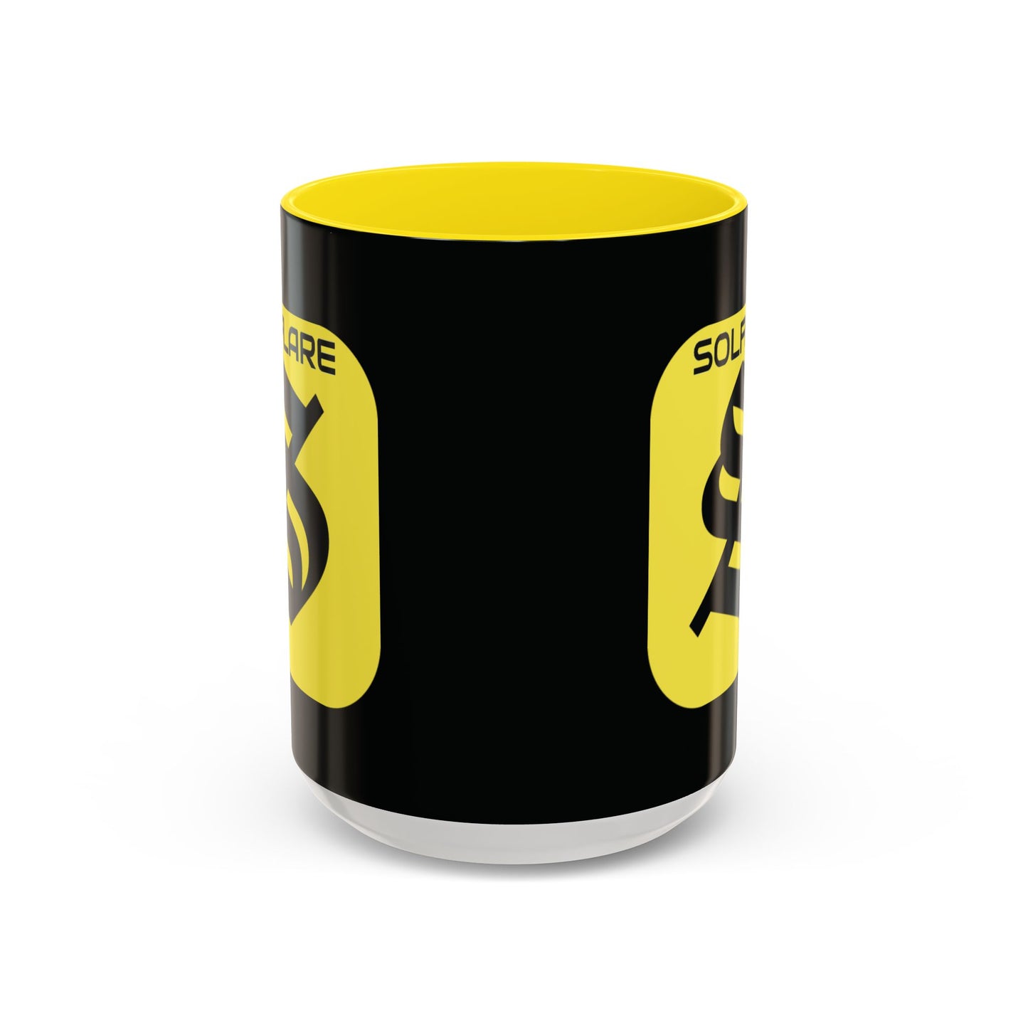 SolflareLogo Black Accent Mug by cypherpunkgear.com
