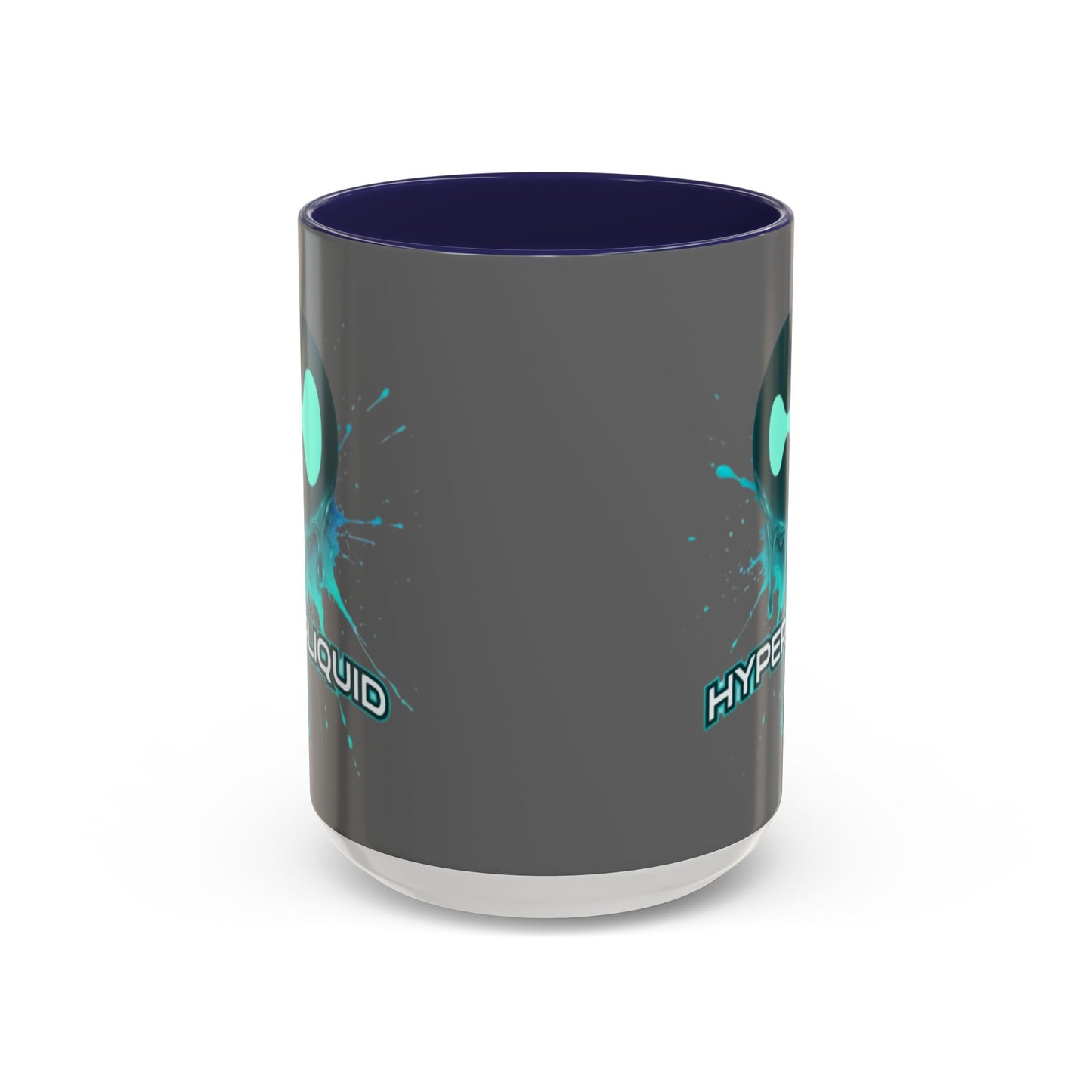 HYPE Drip Grey Accent Mug by cypherpunkgear.com