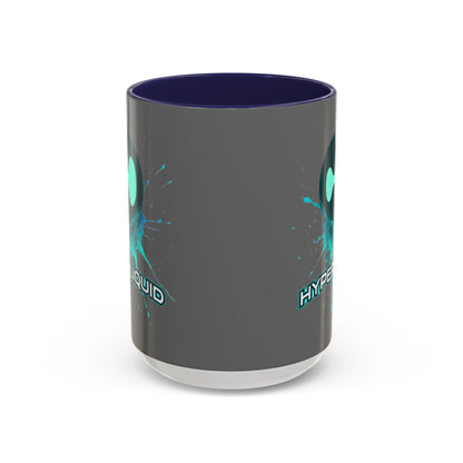 HYPE Drip Grey Accent Mug by cypherpunkgear.com