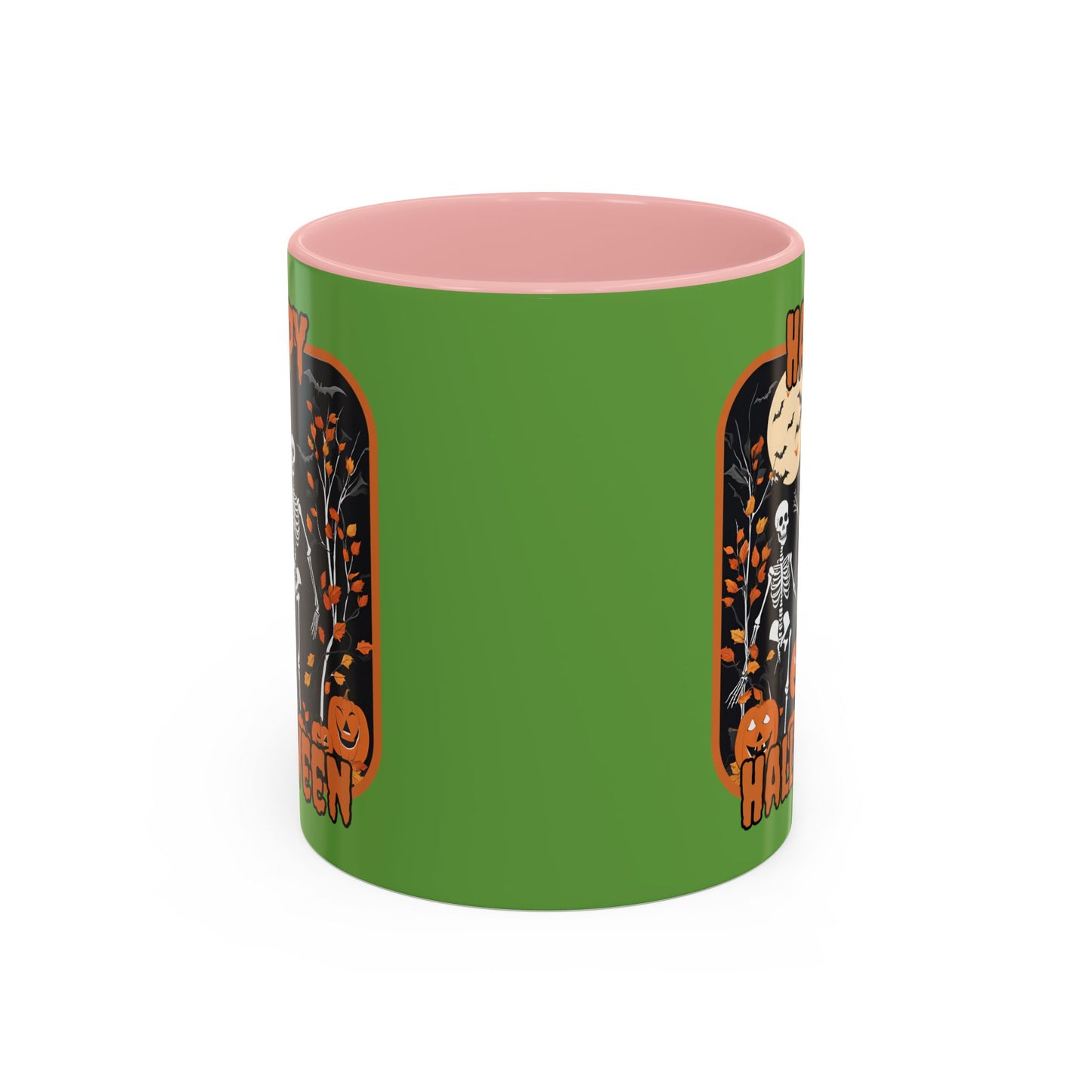 Spooktacular Skeletons of Halloween Accent Mug by CreepyCrafts.boo