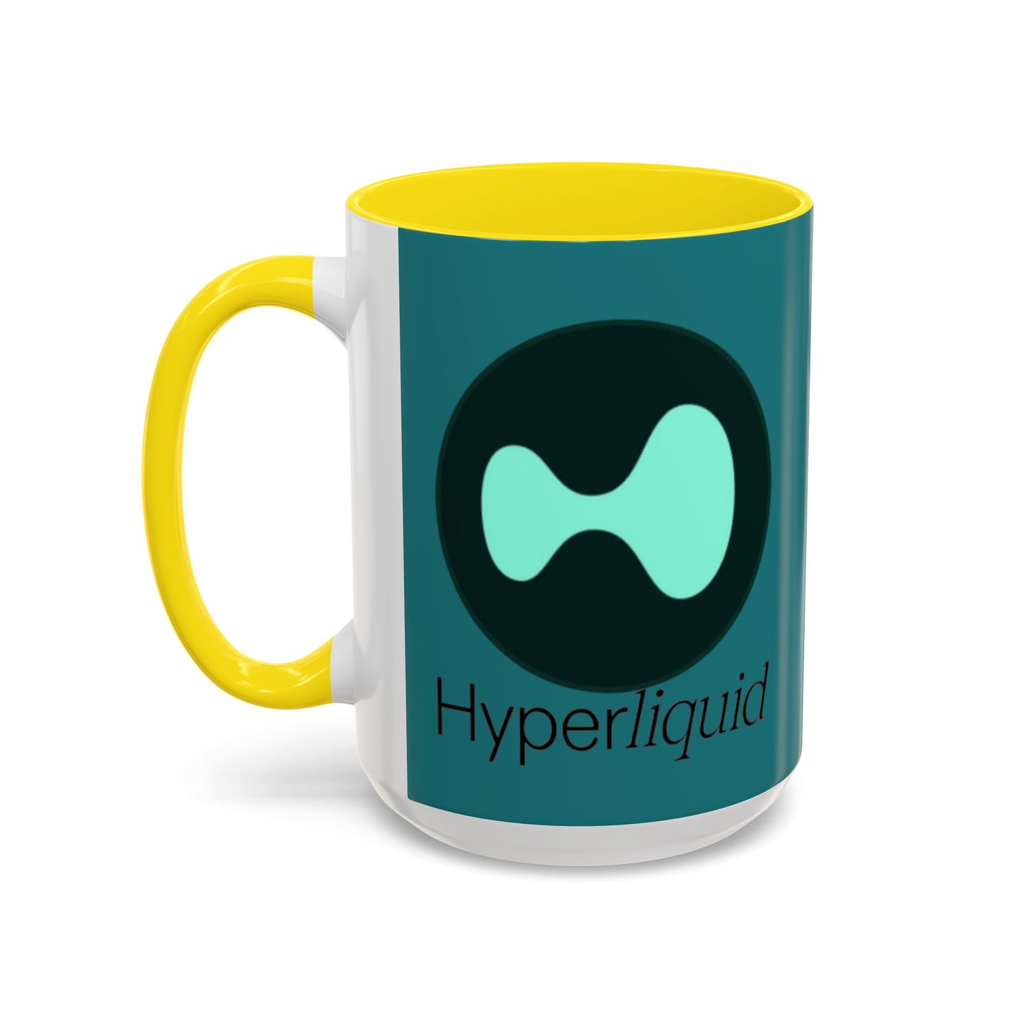 Hyperliquid Black font Hyperliquid Accent Mug by cypherpunkgear.com