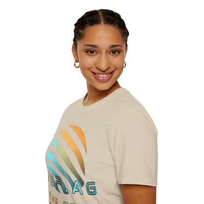 Jupiter (JUP) the best aggregator on Solana Light colors Unisex T-Shirt by cypherpunkgear.com