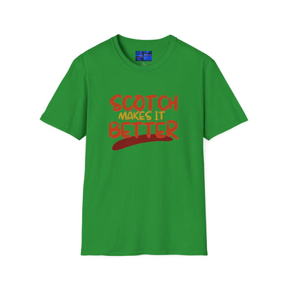 ¡Scotch lo mejora con cypherpunkgear! Camiseta unisex de estilo suave