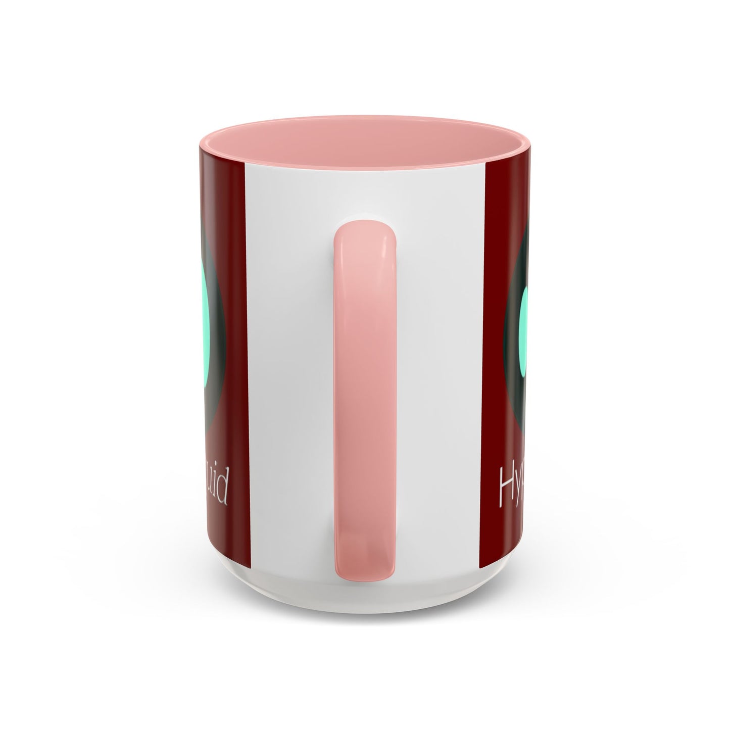 Hyperliquid White font Red Accent Mug by cypherpunkgear.com