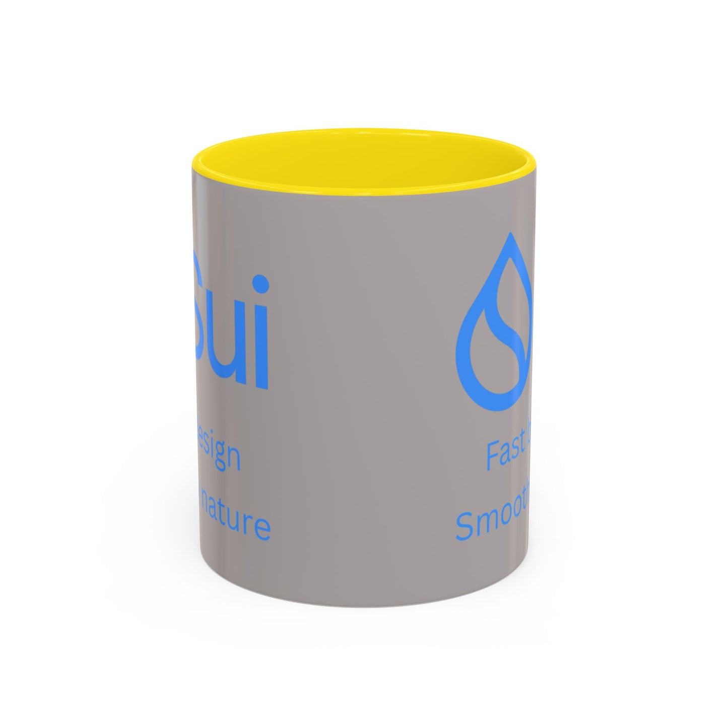 SUI Grey Accent Mug by cypherpunkgear.com