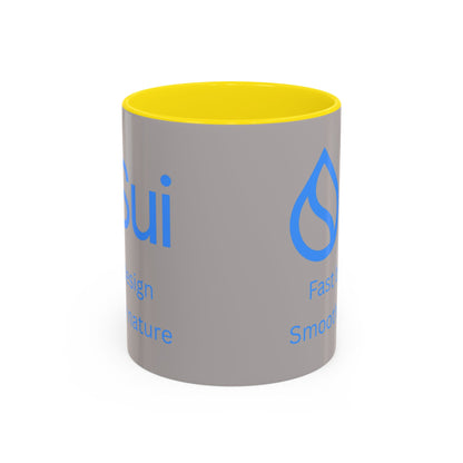 SUI Grey Accent Mug by cypherpunkgear.com