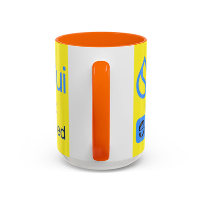 Sui: Get Slushed Yellow Accent Mug by cypherpunkgear.com