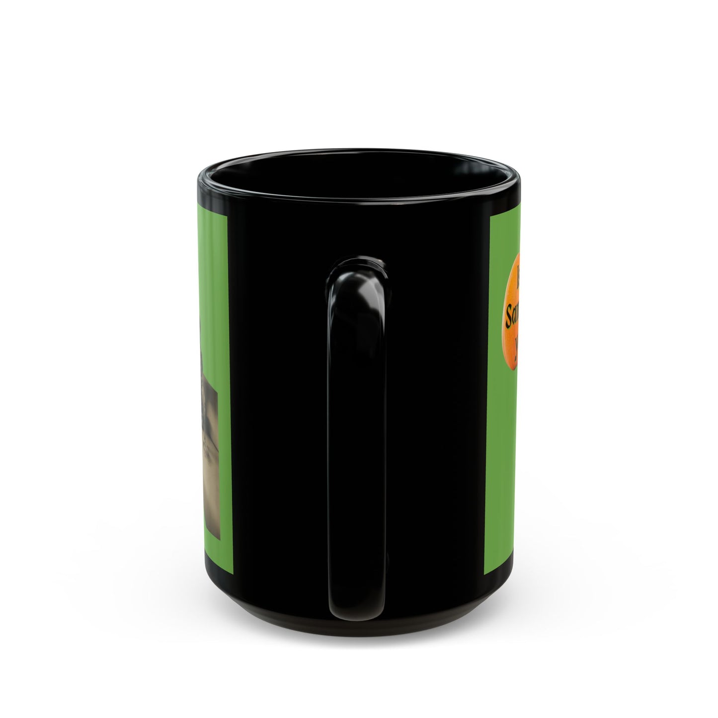 Is it Samhain yet? Skeleton's Pumpkin Green Mug by CreepyCrafts.boo