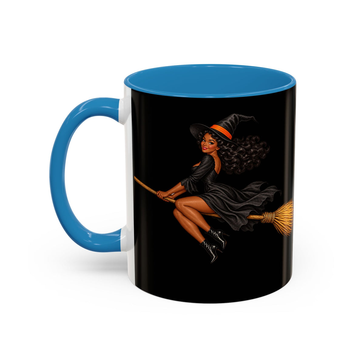 Velvet Vex Black Accent Mug by CreepyCrafts.boo