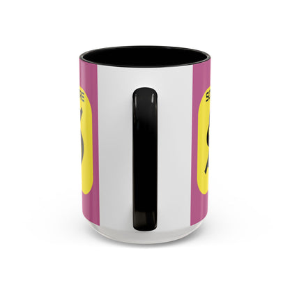 SolflareLogo Pink Accent Mug by cypherpunkgear.com