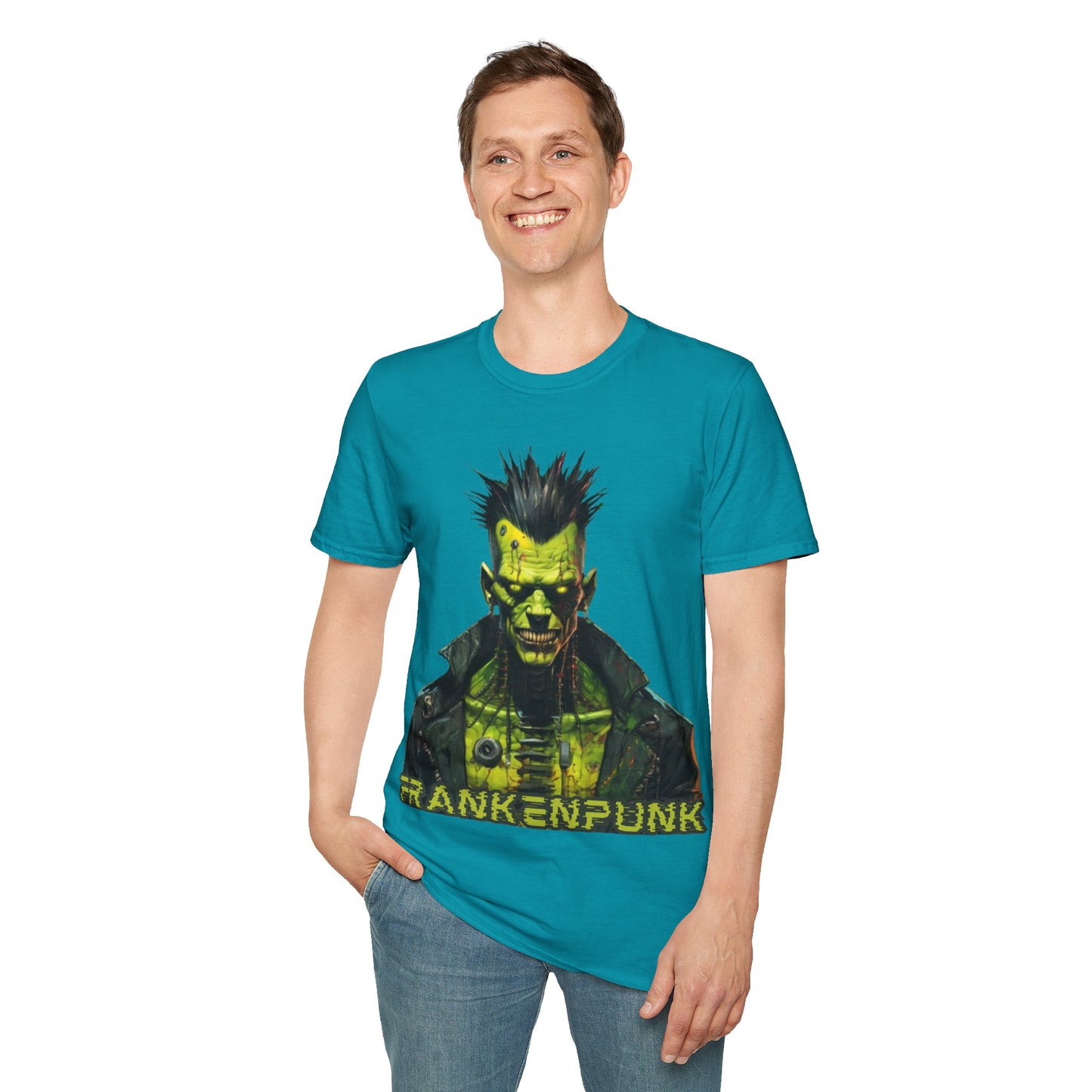 Frankenpunk DKcolors Unisex T-Shirt by cypherpunkgear