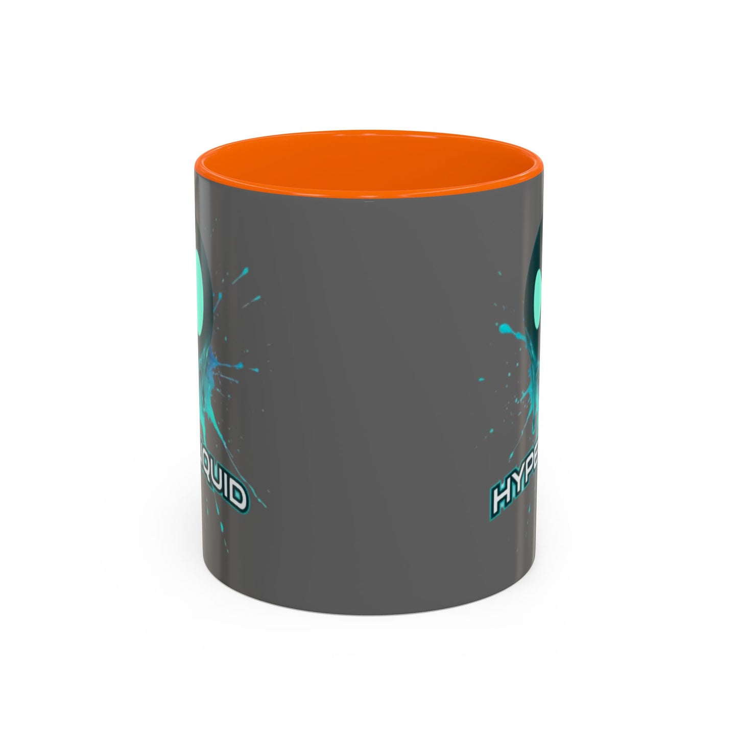 HYPE Drip Grey Accent Mug by cypherpunkgear.com