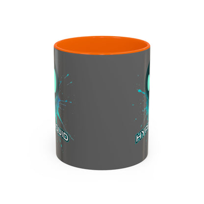 HYPE Drip Grey Accent Mug by cypherpunkgear.com
