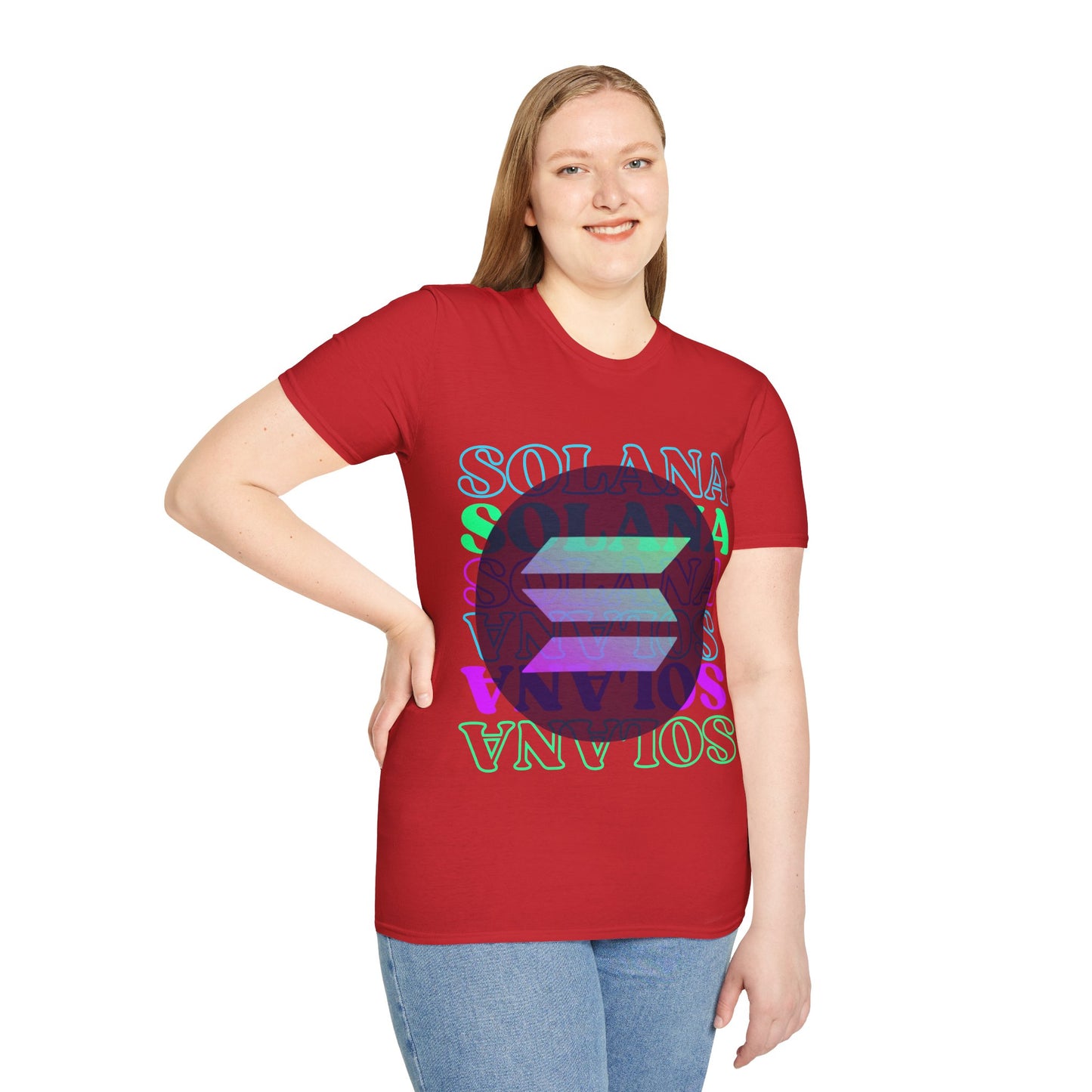 ¡Solana! ¡Solana! Solana por cypherpunkgear! Camiseta unisex de estilo suave