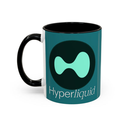 Hyperliquid White font Hyperliquid Accent Mug by cypherpunkgear.com
