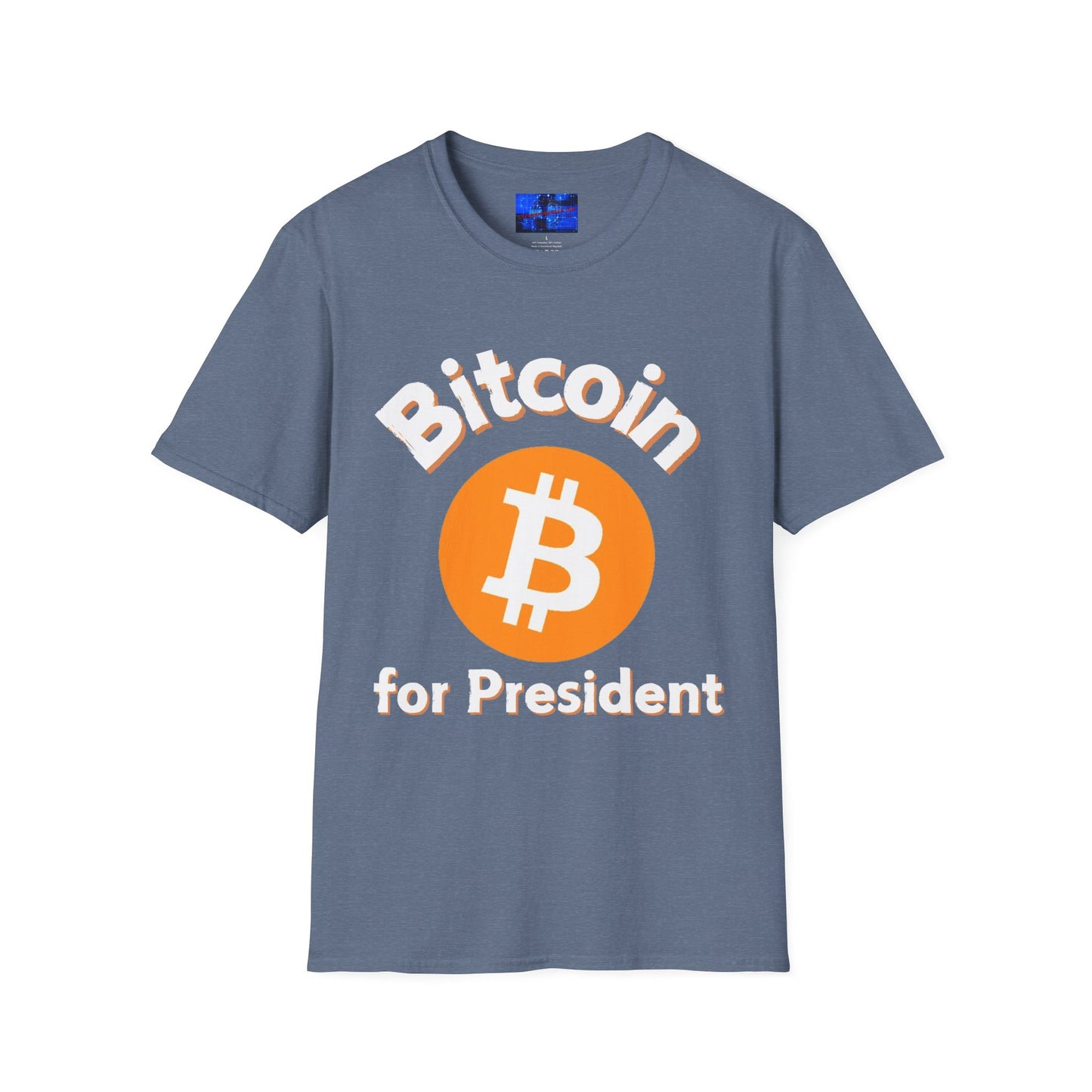 Bitcoin (BTC) for President DKcolors Unisex T-Shirt by cypherpunkgear