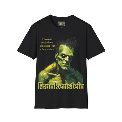 Frankenstein's Creature Dark colors Unisex T-Shirt by CreepyCrafts.boo