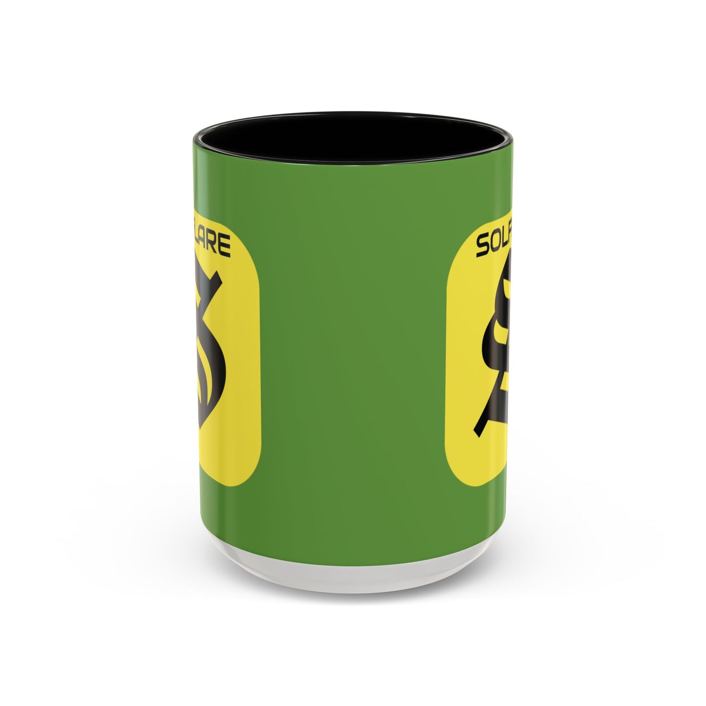 SolflareLogo Green Accent Mug by cypherpunkgear.com