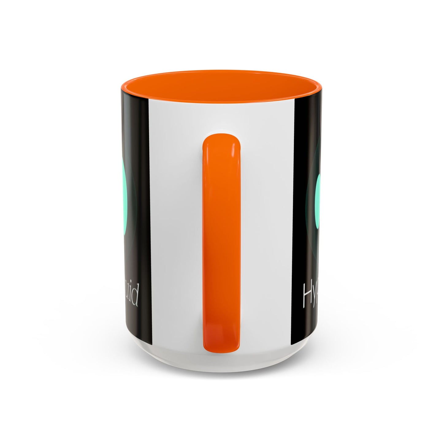 Hyperliquid White font Black Accent Mug by cypherpunkgear.com