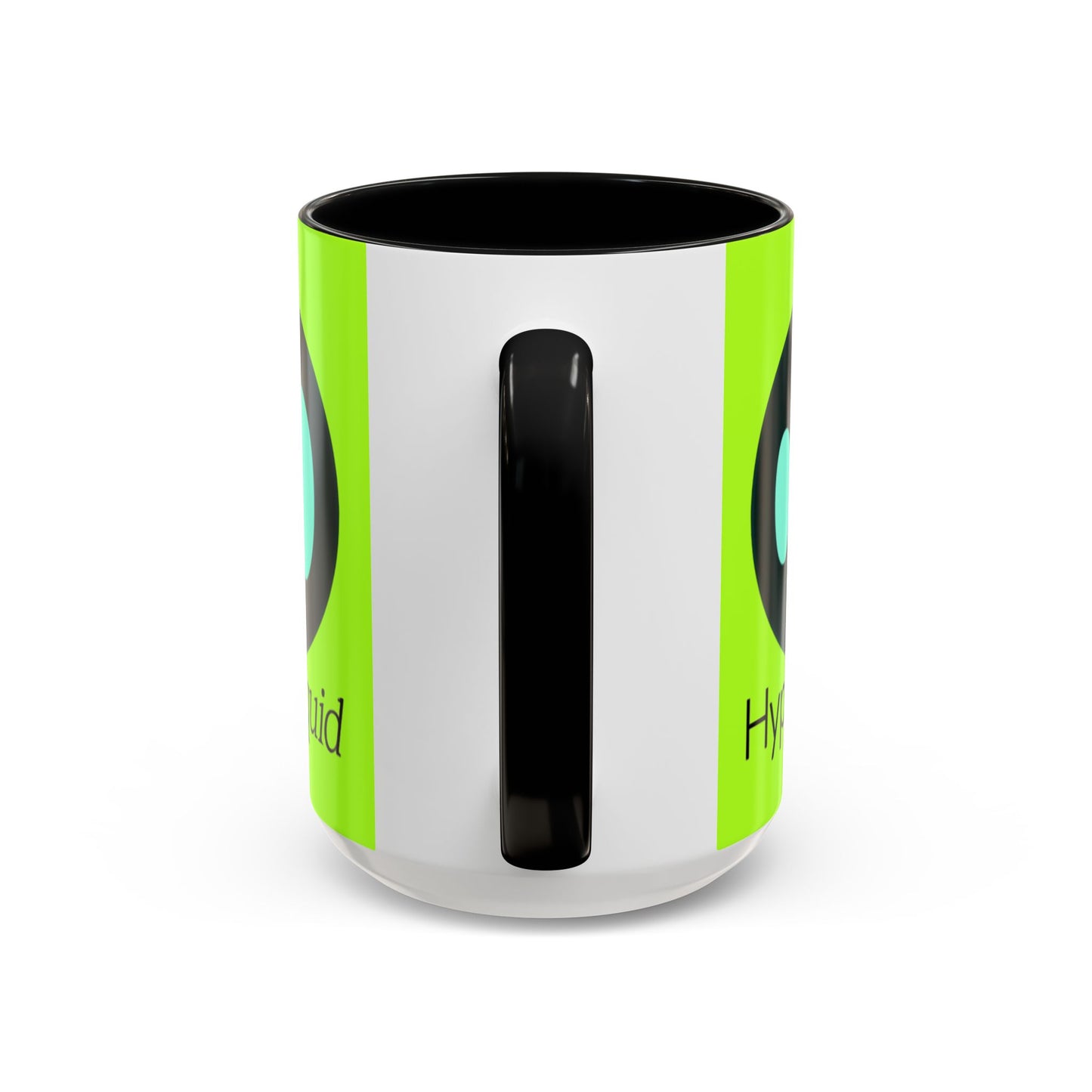 Hyperliquid Black font Green Accent Mug by cypherpunkgear.com