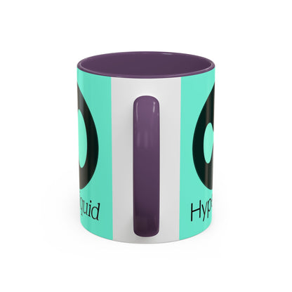 Hyperliquid Black font Light Hyperliquid Accent Mug by cypherpunkgear.com