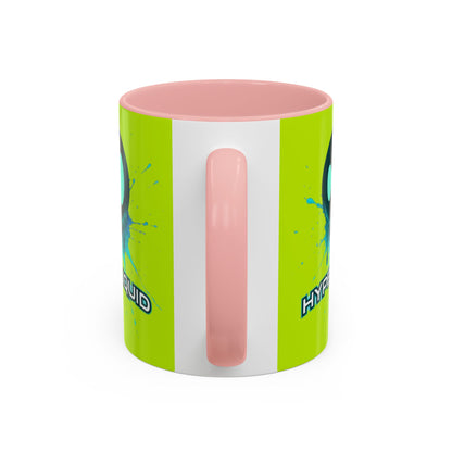 HYPE Drip Yellow Accent Mug by cypherpunkgear.com