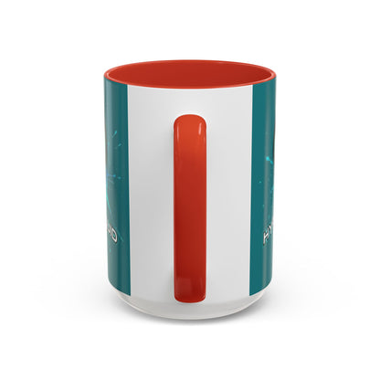 HYPE Drip Hyperliquid Accent Mug by cypherpunkgear.com