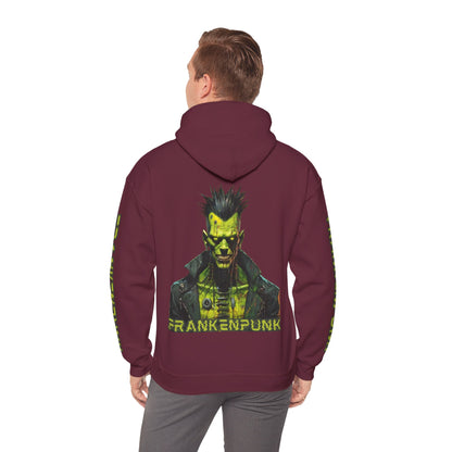 Frankenpunk Hoodie Unisex Hooded Sweatshirt by CreepyCrafts.boo