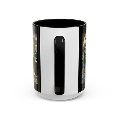 Yōkai Happy Halloween Black Accent Mug by CreepyCrafts.boo