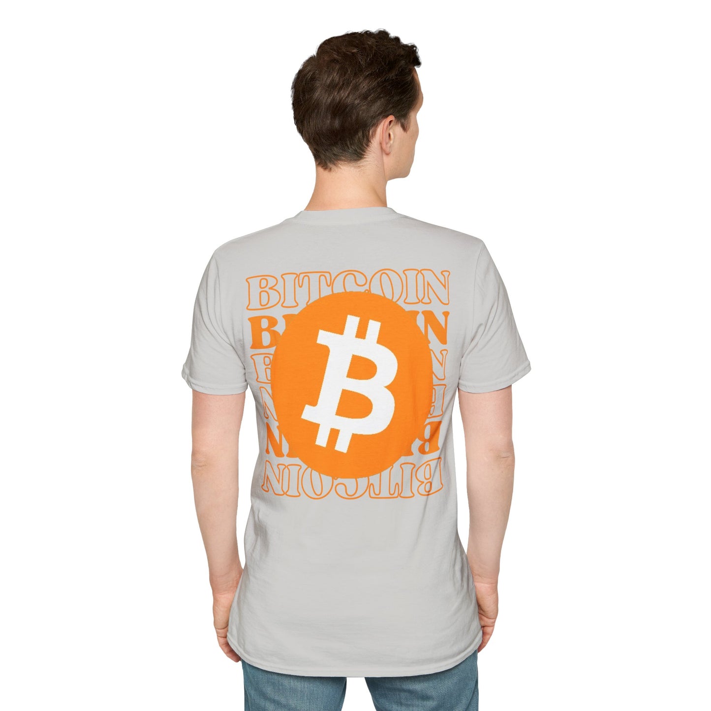 2-sided, Bitcoin, Bitcoin, Bitcoin (BTC) Light colors Unisex T-Shirt by cypherpunkgear.com