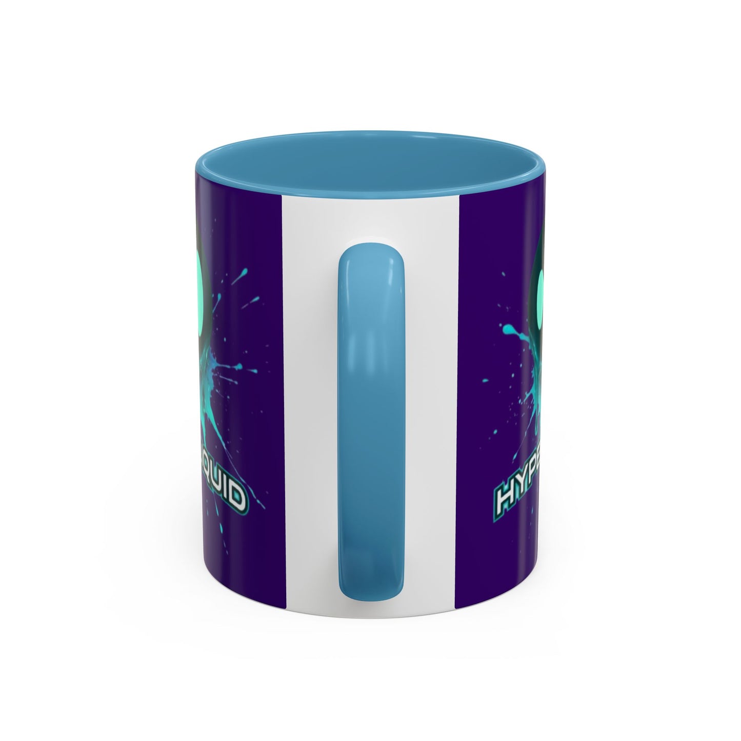 HYPE Drip Dark Purple Accent Mug by cypherpunkgear.com
