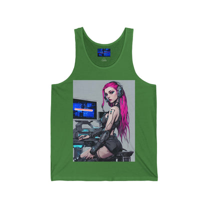 ¡Cyberpunk de cypherpunkgear! Camiseta sin mangas unisex