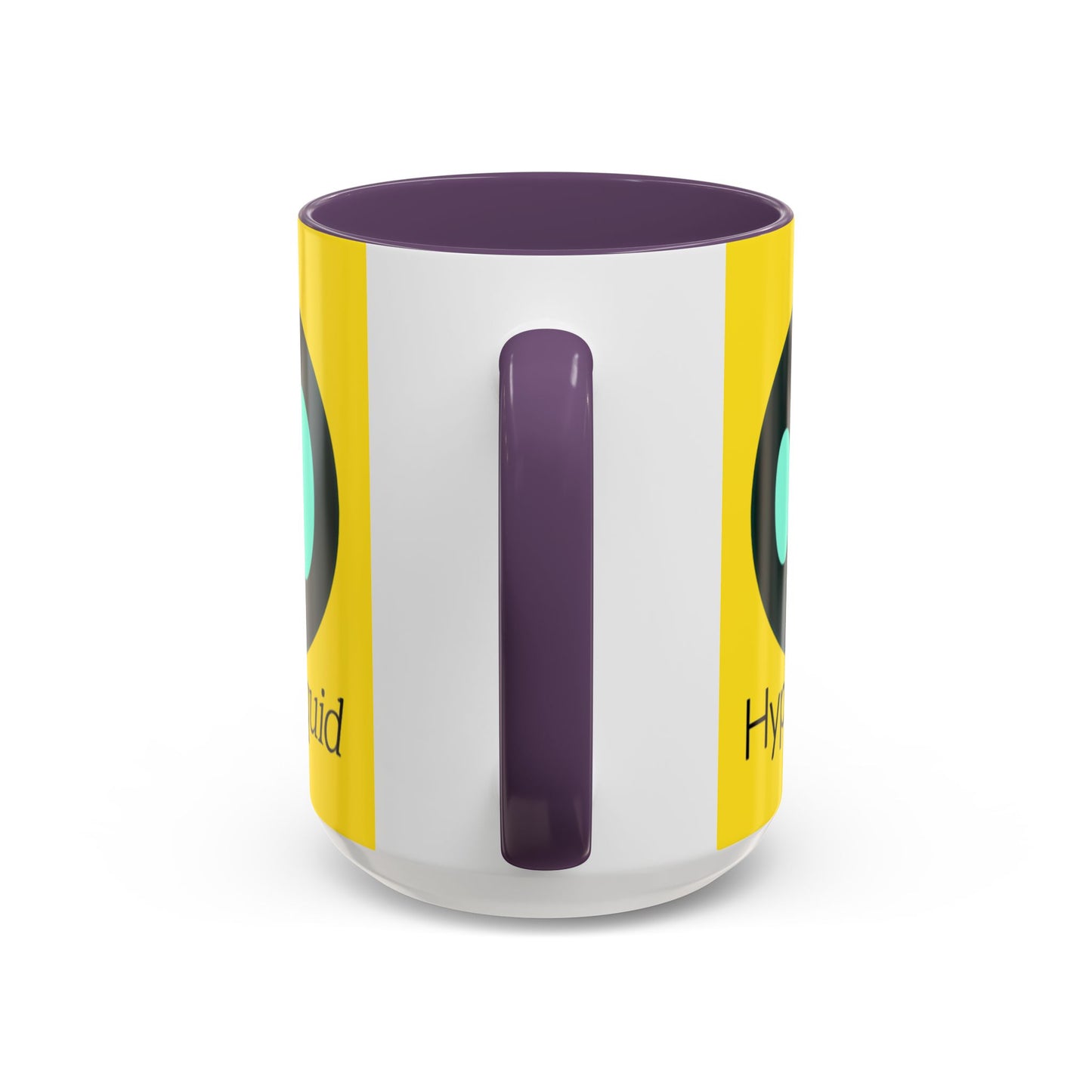 Hyperliquid Black font Yellow Accent Mug by cypherpunkgear.com