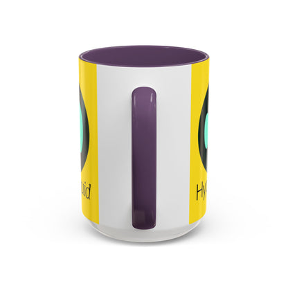 Hyperliquid Black font Yellow Accent Mug by cypherpunkgear.com
